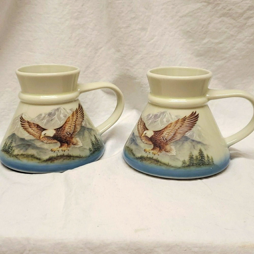 Eagle vintage Travel Coffee Mugs 2